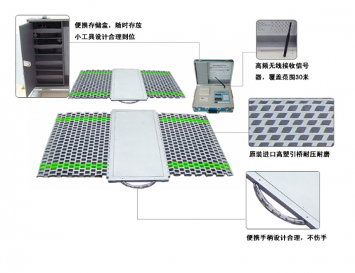 安順無(wú)線耐用型便攜式汽車稱重儀